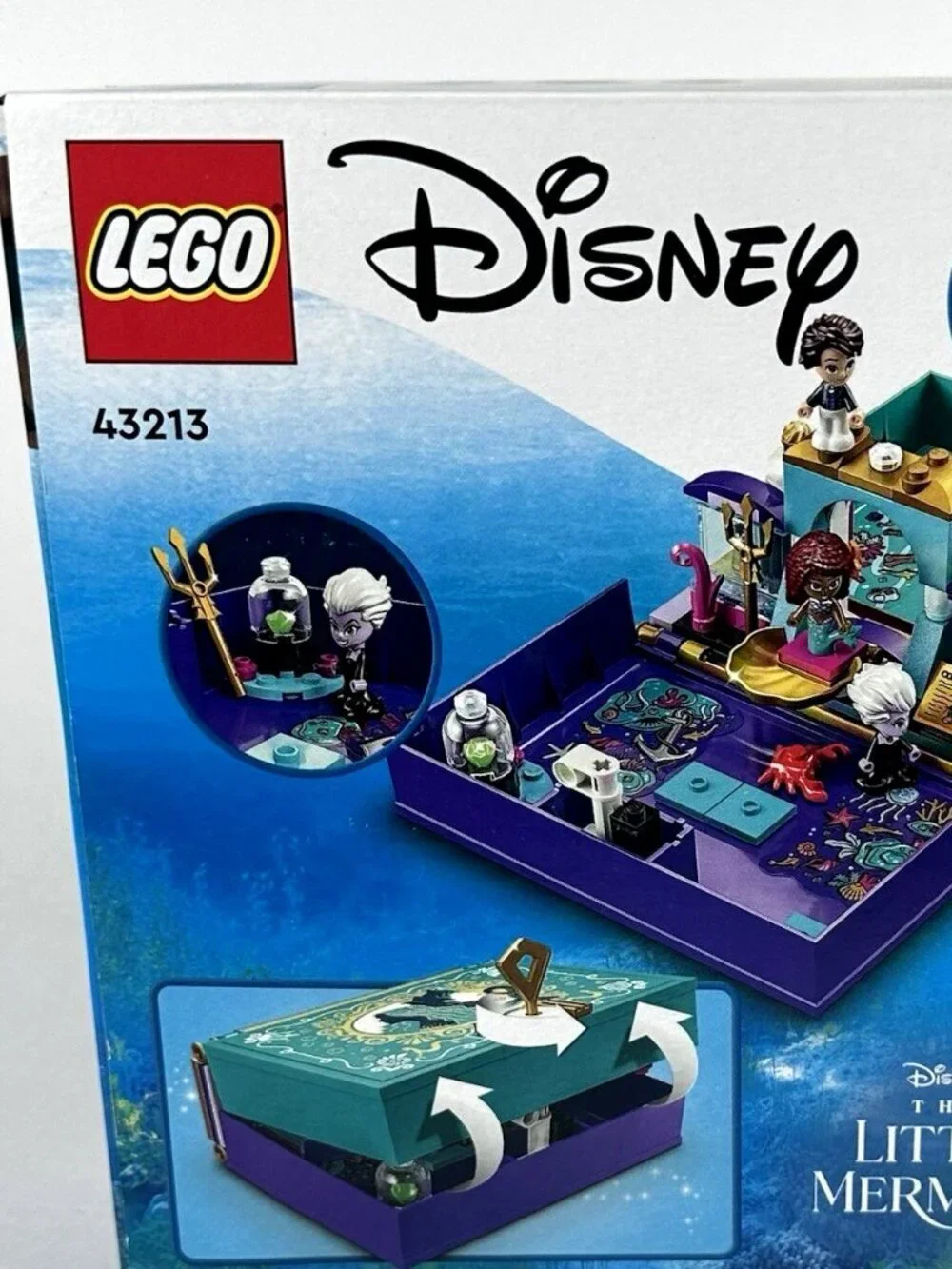 LEGO Disney Little Mermaid Story Book Set 43213 New Sealed